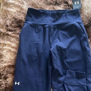 Under Armour Navy Blue Movement Jogger Leggings